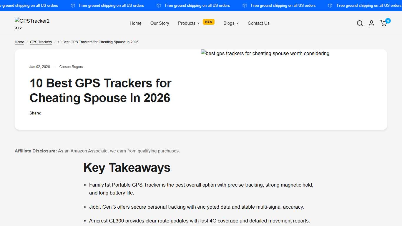 10 Best GPS Trackers for Cheating Spouse In 2026 – GPSTracker24/7